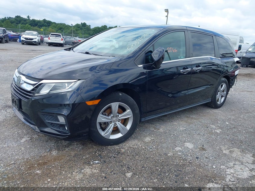 Vin: 5fnrl6h7xkb080530, lot: 46228765, honda odyssey ex-l 20192