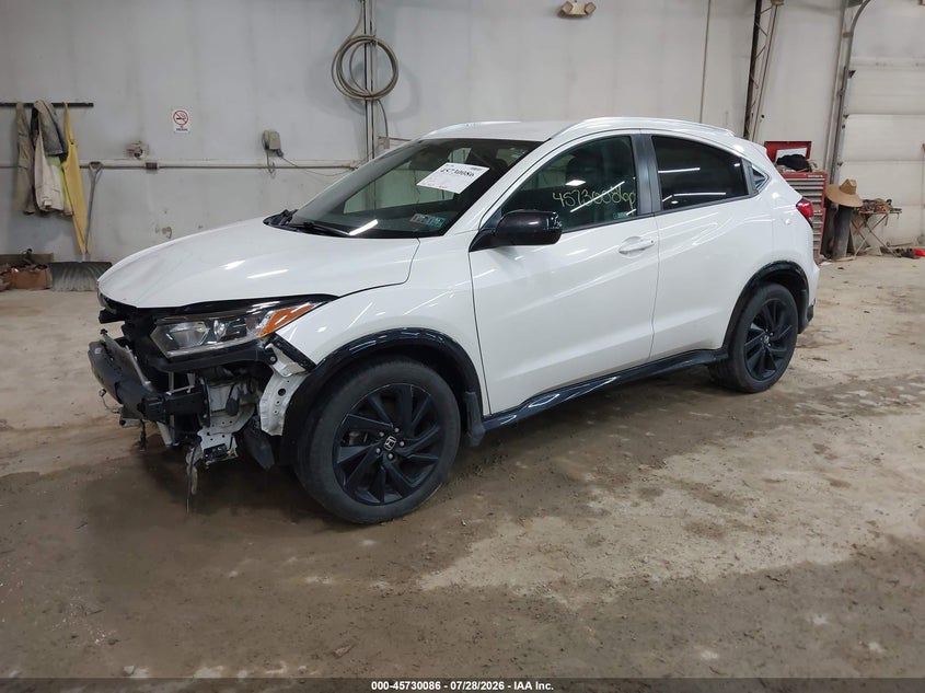 Vin: 3czru6h13nm705594, lot: 46228785, honda hr-v awd sport 20222
