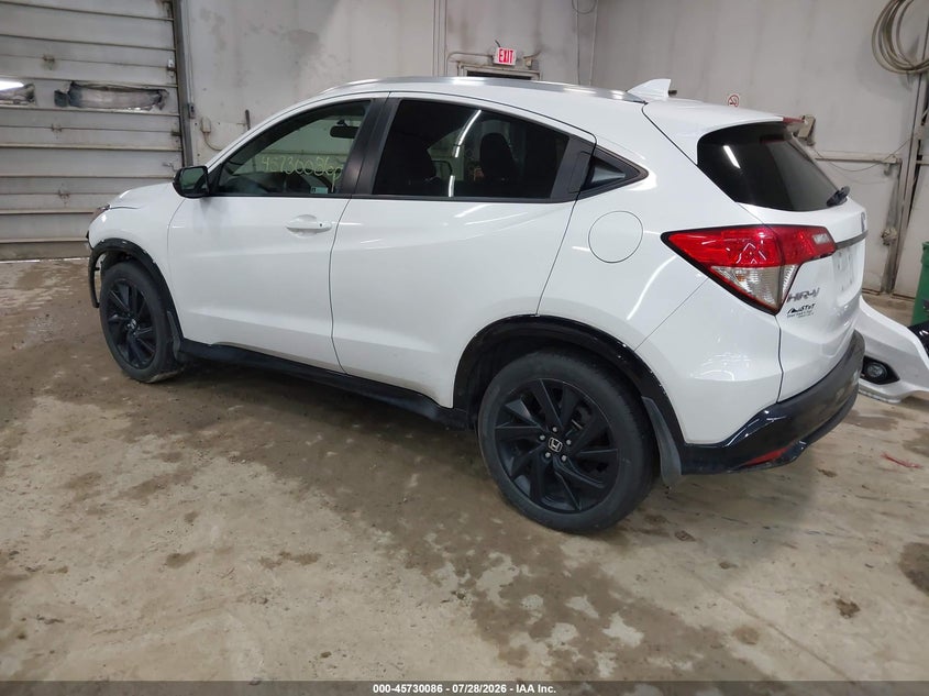 Vin: 3czru6h13nm705594, lot: 46228785, honda hr-v awd sport 20223