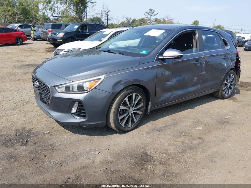 Vin: kmhh35le0ju017580, lot: 46228802, hyundai elantra gt 20182