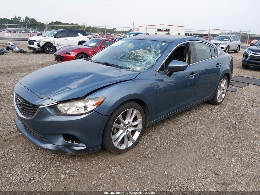 Vin: jm1gj1v5xg1428846, lot: 46228821, mazda mazda6 i touring 20162