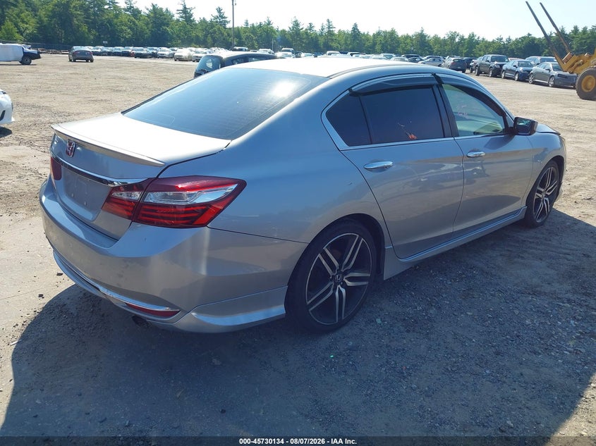Vin: 1hgcr2f56ga241780, lot: 46228833, honda accord sport 20164