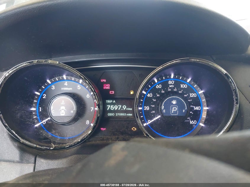 2013 HYUNDAI SONATA auction photo 7
