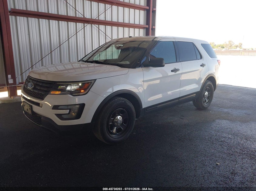 Vin: 1fm5k8ar8hge25914, lot: 46228902, ford utility police interceptor 20172