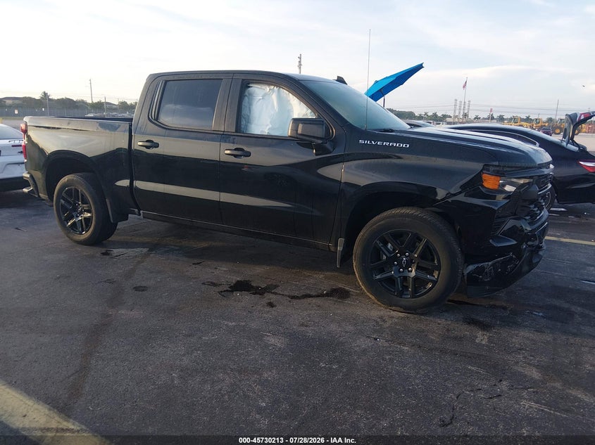 Vin: 3gcpabek2rg335402, lot: 46228912, chevrolet silverado 1500 2wd  short bed custom 2024 img_1