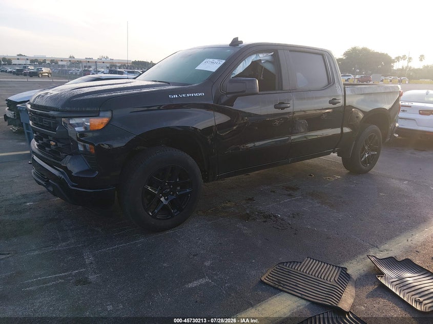 Vin: 3gcpabek2rg335402, lot: 46228912, chevrolet silverado 1500 2wd  short bed custom 20242