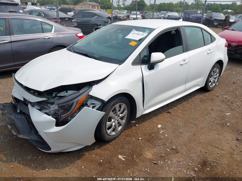 Vin: 5yfb4mde8pp010821, lot: 46228914, toyota corolla le 20232