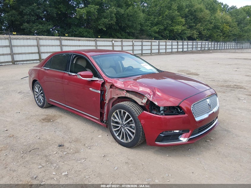 2017 LINCOLN CONTINENTAL auction photo 1