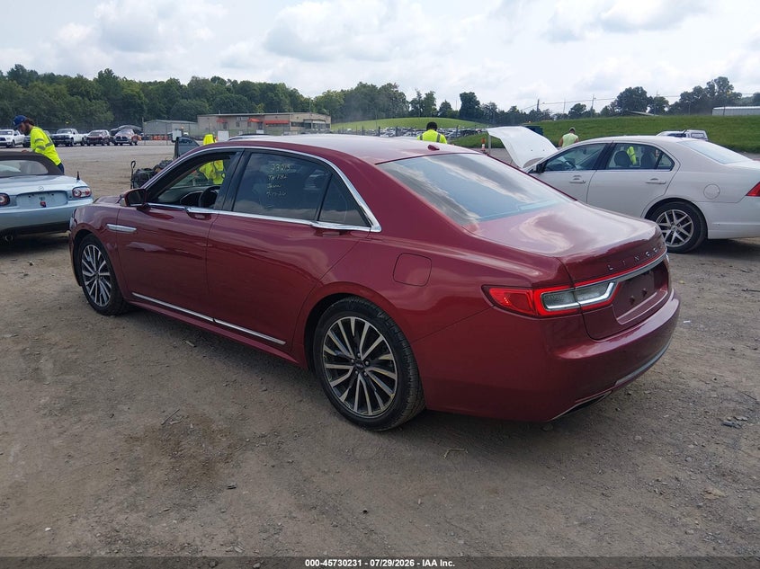 2017 LINCOLN CONTINENTAL auction photo 3