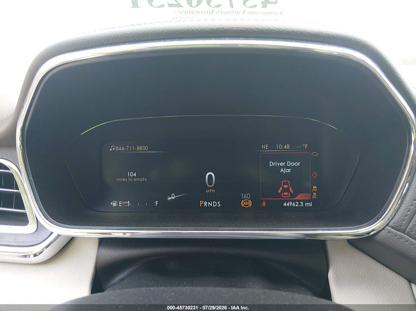 2017 LINCOLN CONTINENTAL auction photo 7