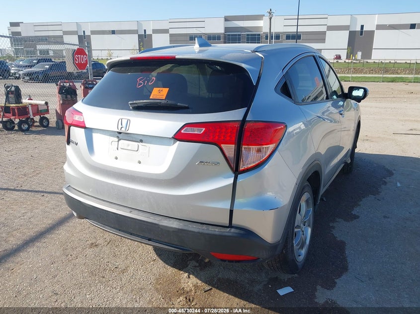 Vin: 3czru6h7xgm757229, lot: 46228943, honda hr-v ex-l 20164