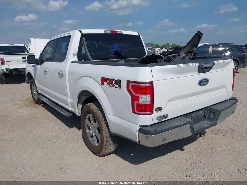Vin: 1ftew1e58jke29990, lot: 46228950, ford f-150 xlt 20183