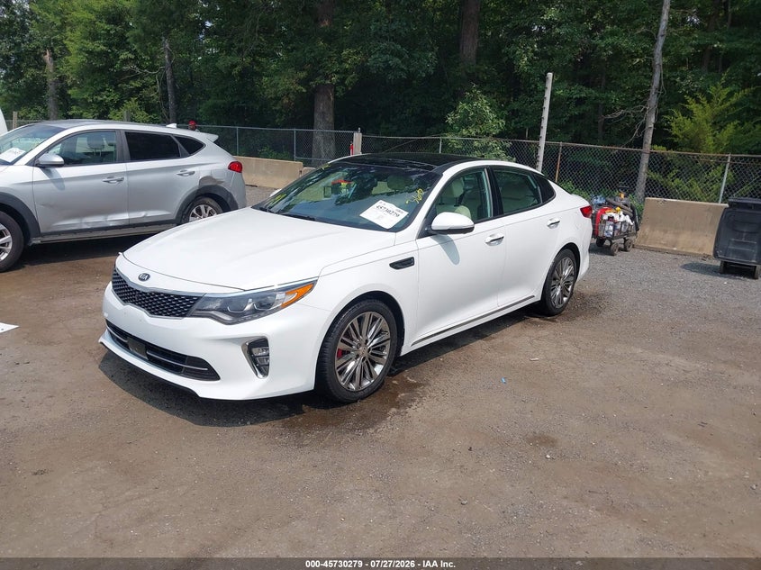 Vin: 5xxgv4l26jg222515, lot: 46228978, kia optima sx turbo 20182