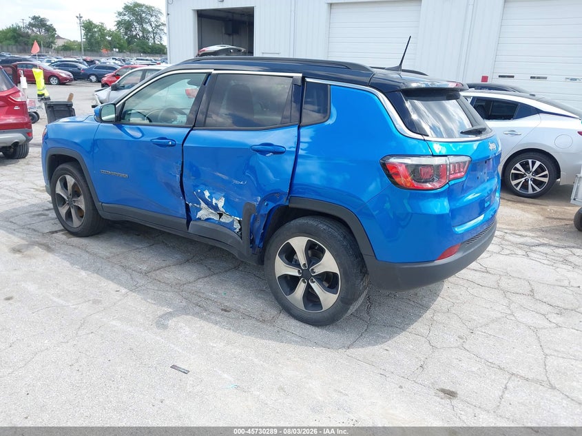 Vin: 3c4njcbbxjt204926, lot: 46228988, jeep compass latitude fwd 20183