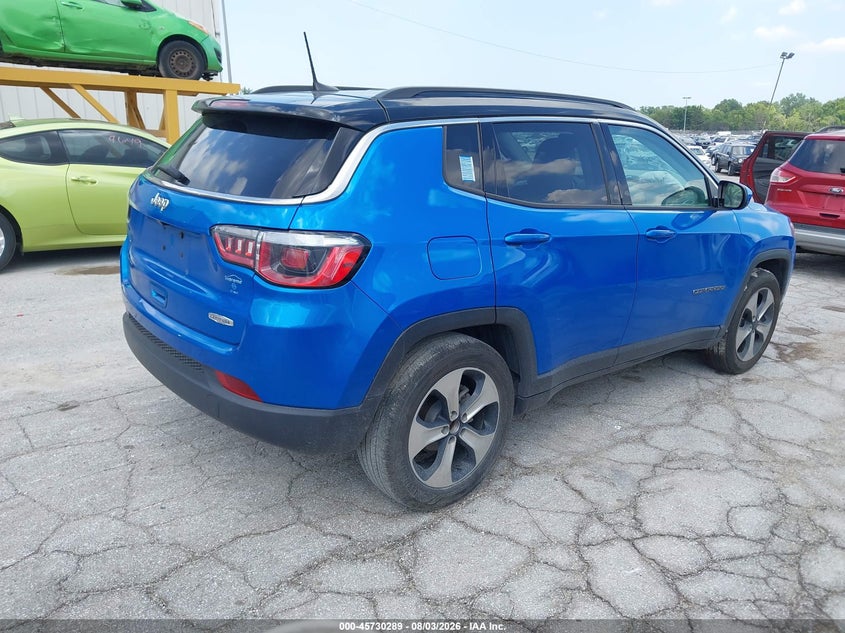 Vin: 3c4njcbbxjt204926, lot: 46228988, jeep compass latitude fwd 20184