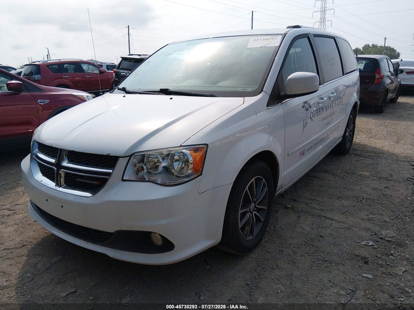 Vin: 2c4rdgcg2hr639754, lot: 46228992, dodge grand caravan sxt 20172