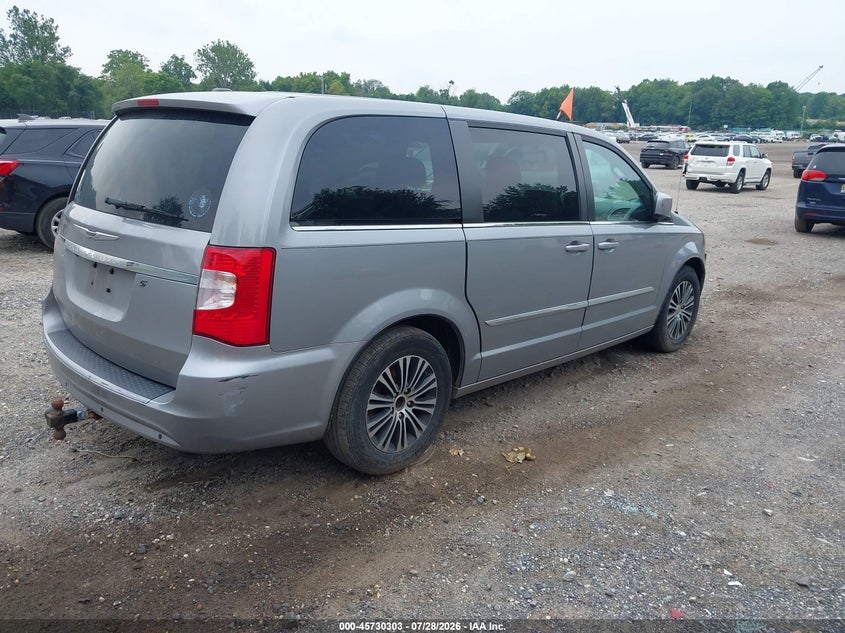 Vin: 2c4rc1hg6er174464, lot: 46229002, chrysler town & country s 20144