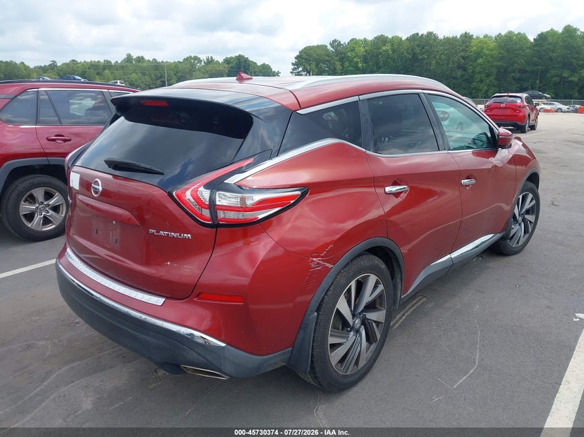 2015 NISSAN MURANO auction photo 4