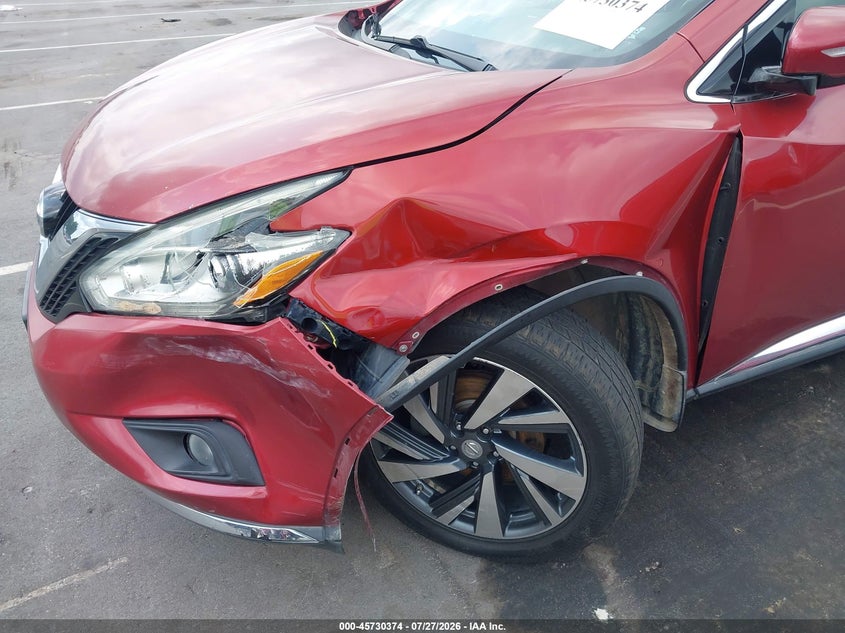 2015 NISSAN MURANO auction photo 6