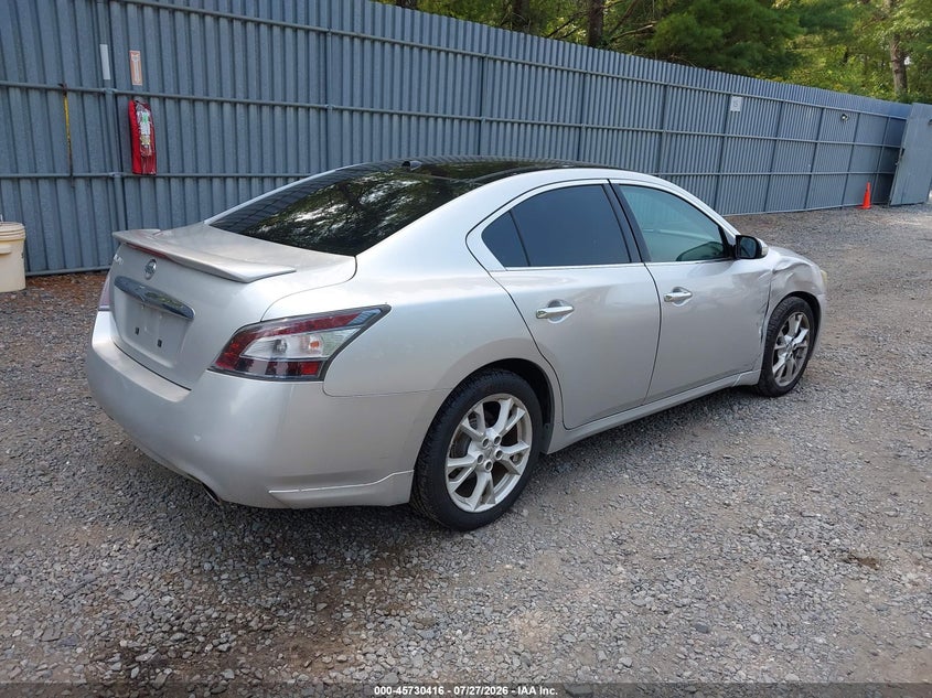 Vin: 1n4aa5ap0cc822879, lot: 46229115, nissan maxima 3.5 sv 20124