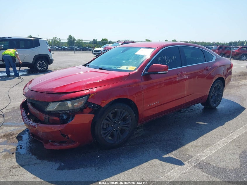 Vin: 2g1125s3xf9124125, lot: 46229148, chevrolet impala 2lt 20152