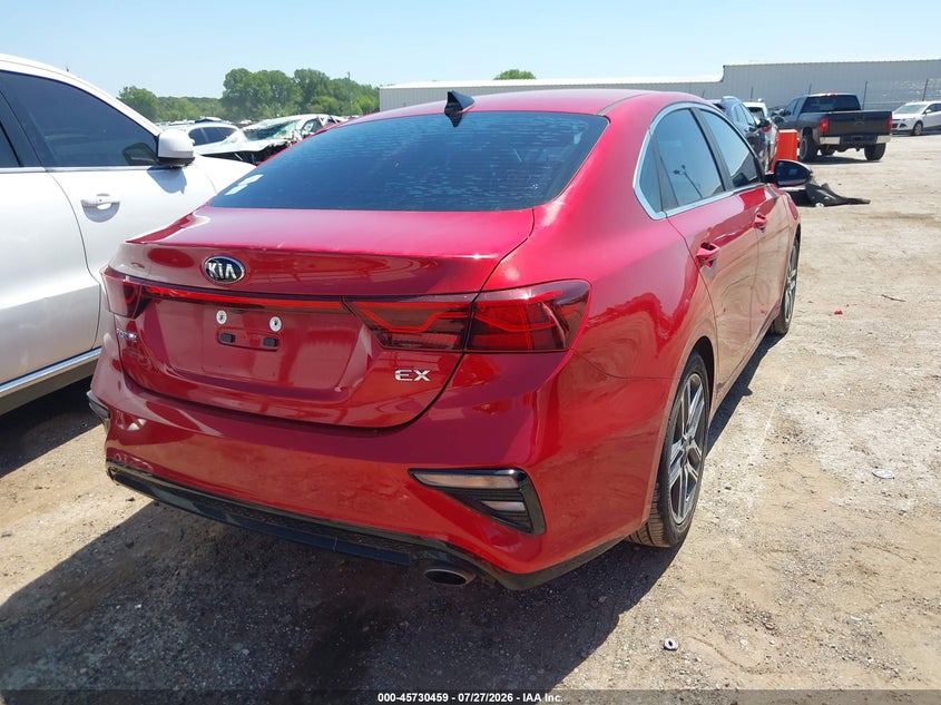 Vin: 3kpf54ad1ke055880, lot: 46229157, kia forte ex 20194