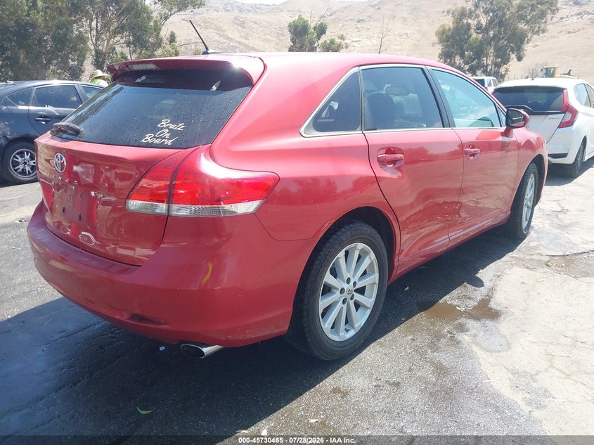 Vin: 4t3za3bb7bu040840, lot: 46229164, toyota venza 20114