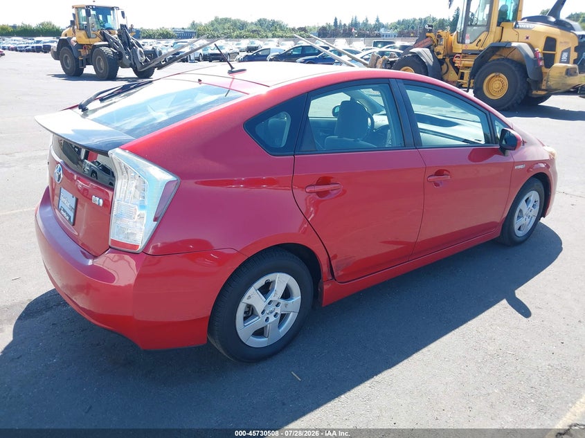 Vin: jtdkn3du5a5191637, lot: 46229207, toyota prius iii 20104