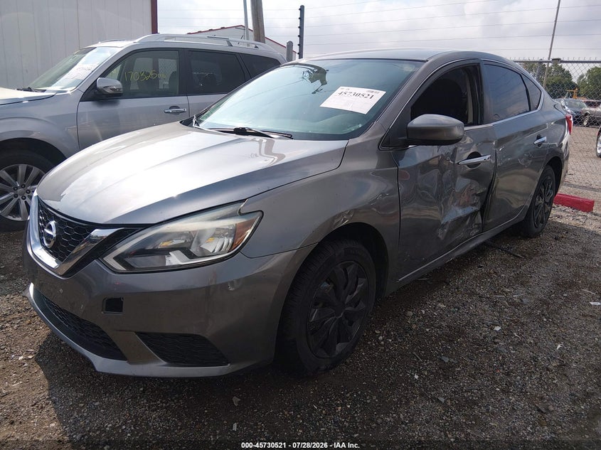 2017 Nissan Sentra, Левый бок, IAAI, VIN 3N1AB7AP3HY360211 — фото 2