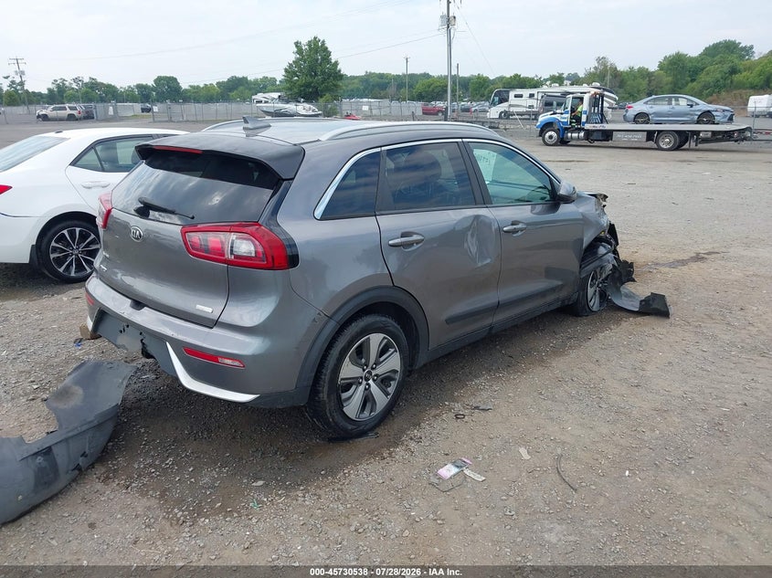 Vin: kndcb3lc6j5162086, lot: 46229237, kia niro lx 20184