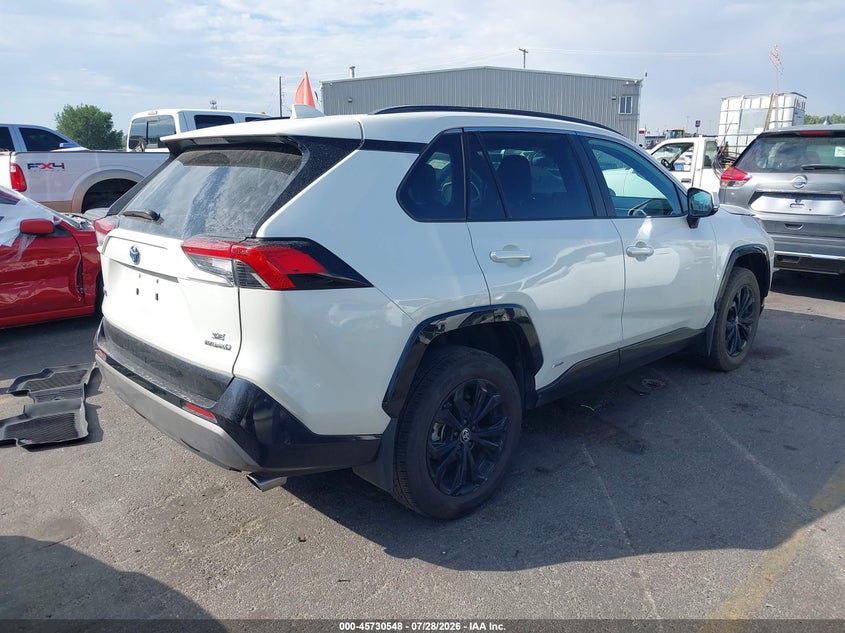 Vin: 4t3t6rfv2nu091603, lot: 46229247, toyota rav4 hybrid se 20224