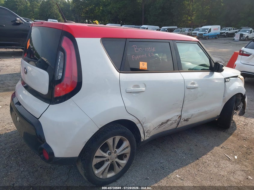 Vin: kndjp3a57g7241129, lot: 46229268, kia soul + 20164