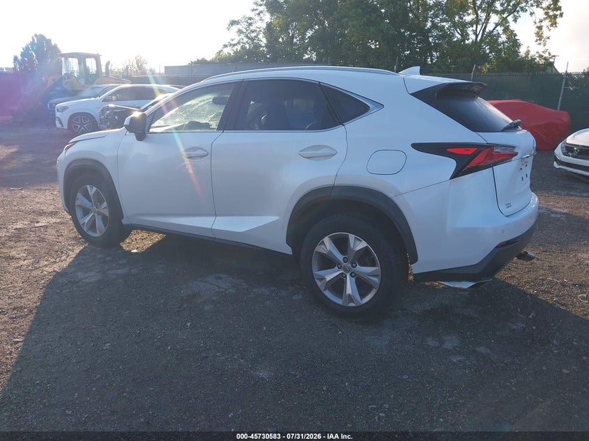 Vin: jtjbarbz5h2115681, lot: 46229282, lexus nx 200t 20173