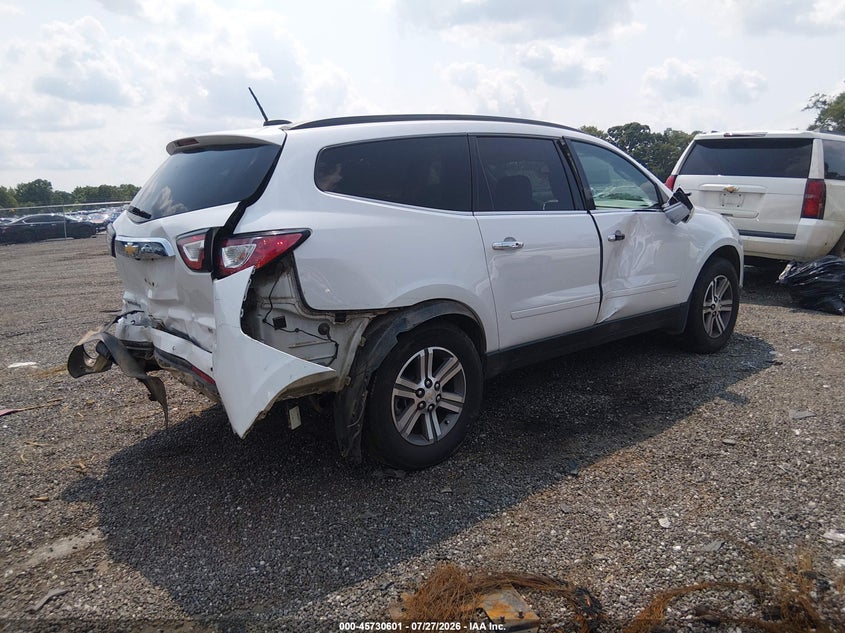 Vin: 1gnkrhkd5hj337452, lot: 46229300, chevrolet traverse lt 20174
