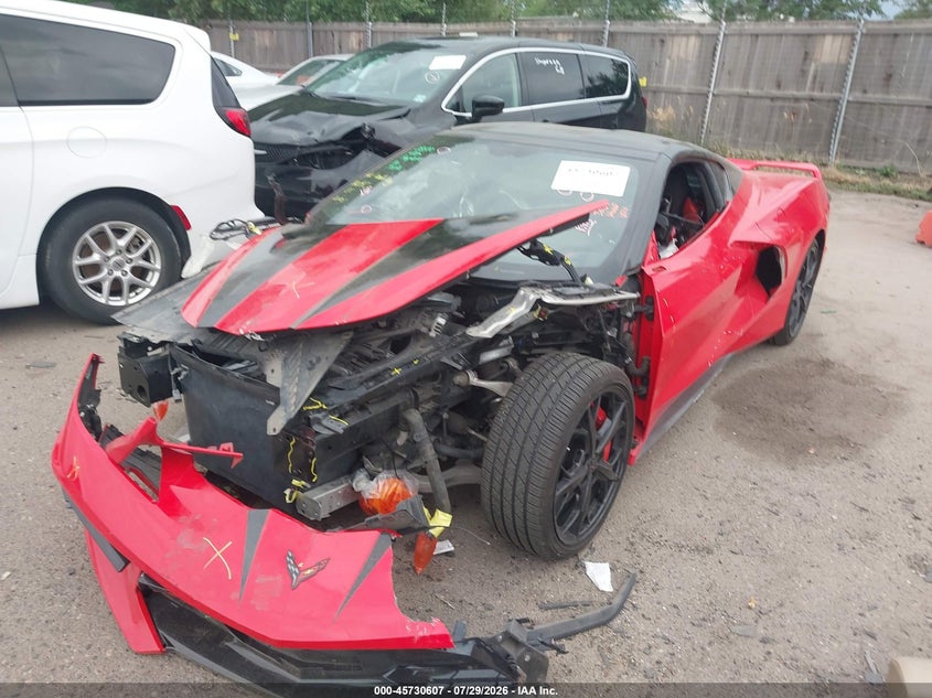 CHEVROLET CORVETTE STINGRAY 2020 VIN 1G1Y82D4XL5104662