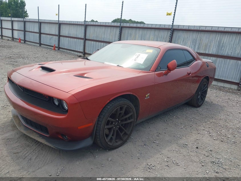 Vin: 2c3cdzfj6mh631833, lot: 46229325, dodge challenger r/t scat pack 20212