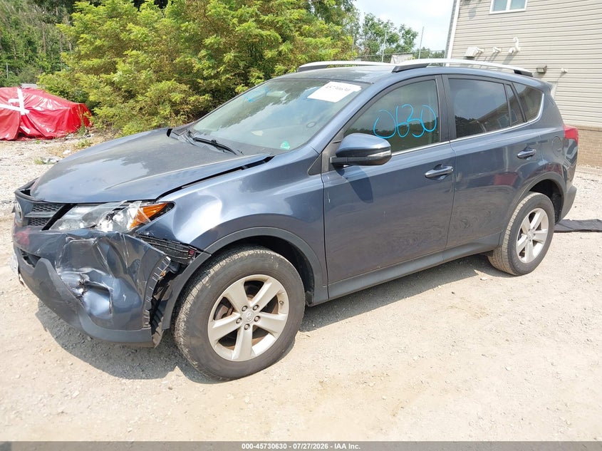 Vin: jtmrfrevxdd004893, lot: 46229329, toyota rav4 xle 20132