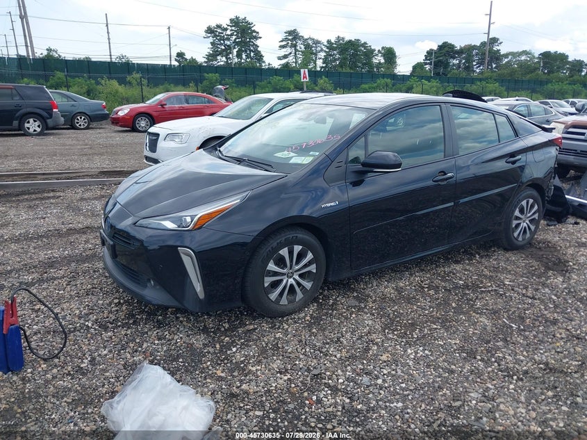 2022 TOYOTA PRIUS auction photo 2