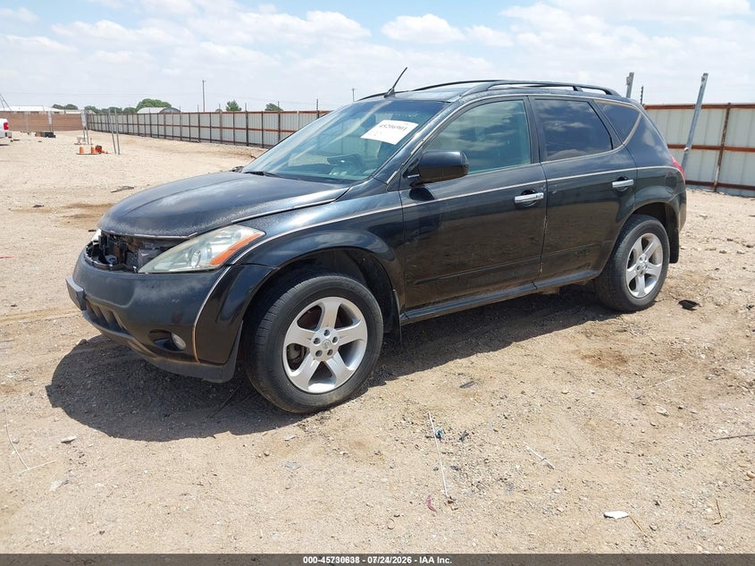2005 Nissan Murano, Механіка, IAAI, VIN JN8AZ08T55W310324 — фото 2