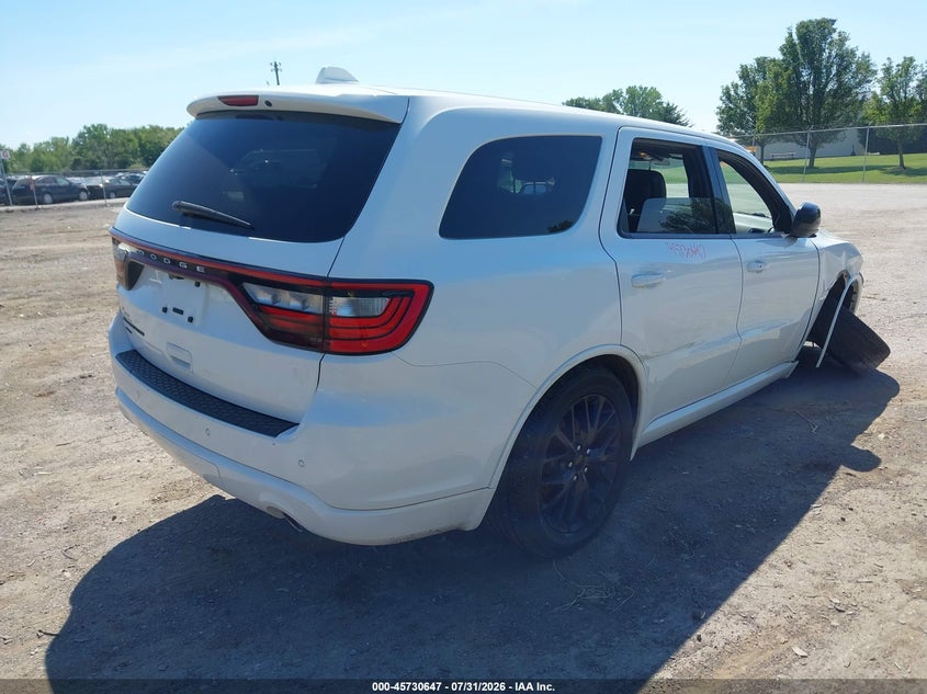 Vin: 1c4rdjag4gc387562, lot: 46229346, dodge durango sxt 20164