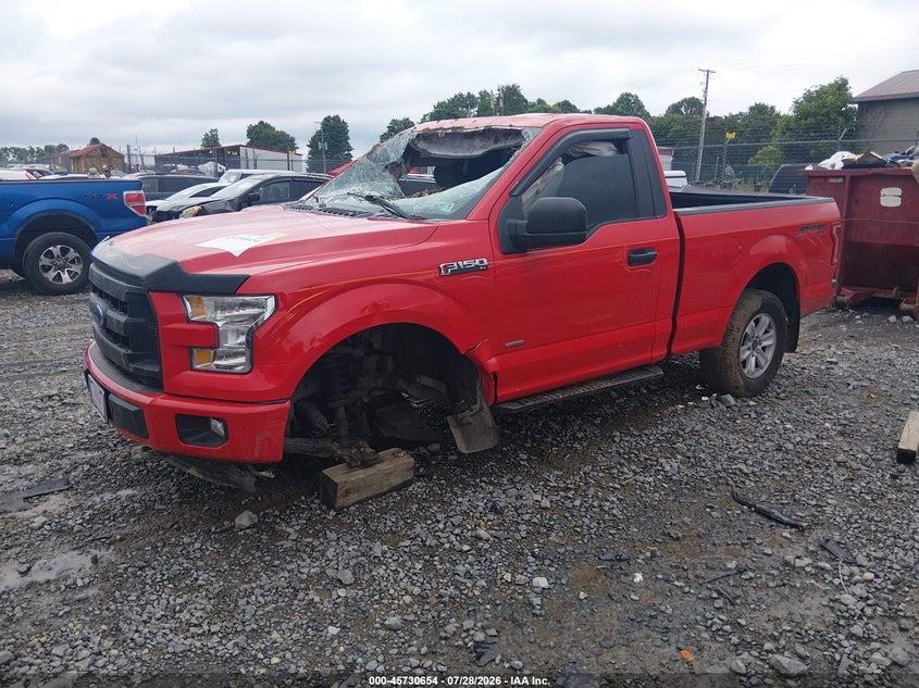 Vin: 1ftmf1epxgfc73577, lot: 46229353, ford f-150 xl 20162
