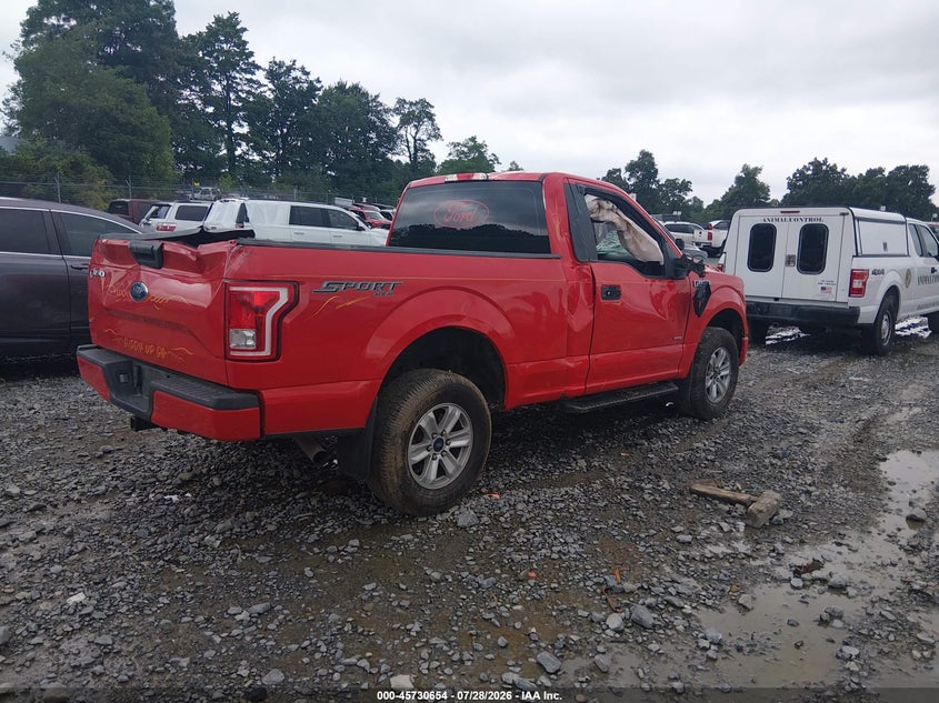 Vin: 1ftmf1epxgfc73577, lot: 46229353, ford f-150 xl 20164