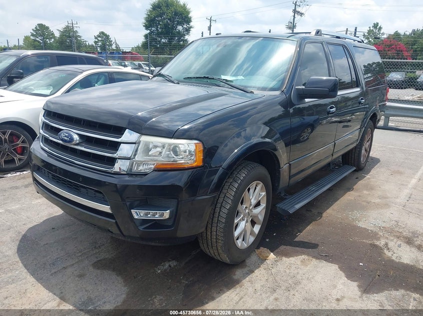 Vin: 1fmjk1kt6frf17385, lot: 46229355, ford expedition el limited 20152