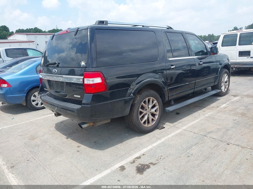 Vin: 1fmjk1kt6frf17385, lot: 46229355, ford expedition el limited 20154