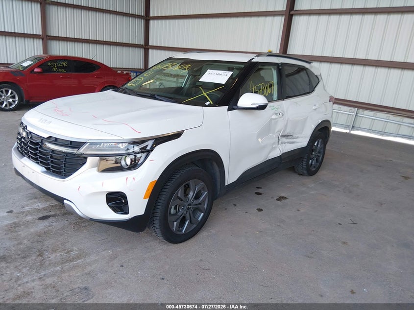 Vin: kndeu2aa9r7638779, lot: 46229373, kia seltos s 20242