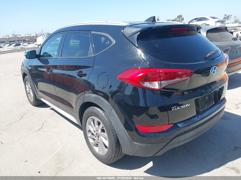 Vin: km8j33a45ju654691, lot: 46229388, hyundai tucson sel plus 20183