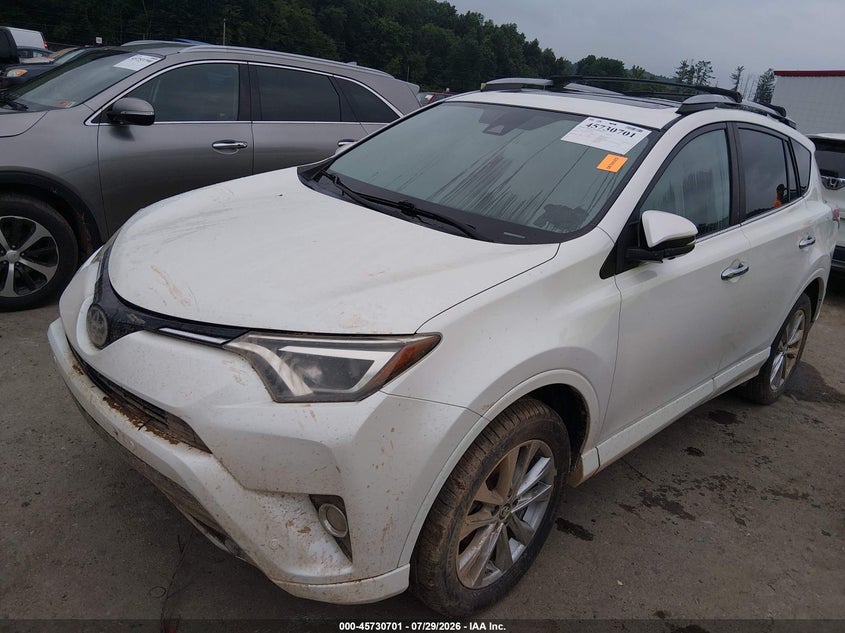 Vin: 2t3dfrev4hw581437, lot: 46229399, toyota rav4 platinum 20172