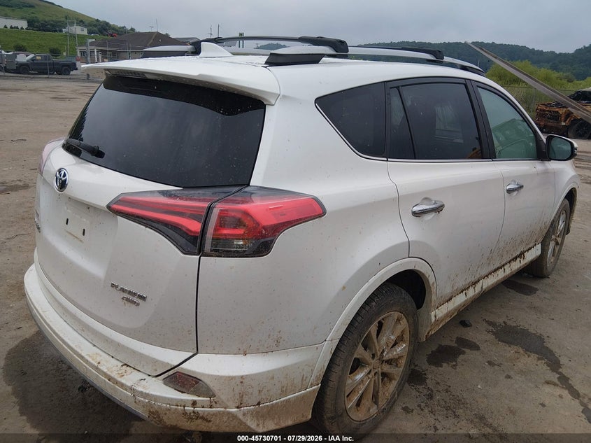 Vin: 2t3dfrev4hw581437, lot: 46229399, toyota rav4 platinum 20174