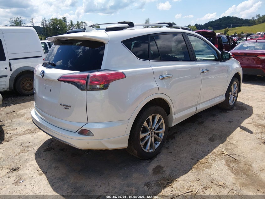 Vin: 2t3dfrev4hw581437, lot: 46229399, toyota rav4 platinum 20174