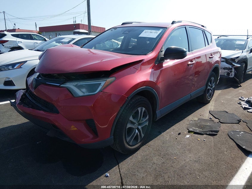 Vin: jtmbfrev9hj124273, lot: 46229409, toyota rav4 le 20172
